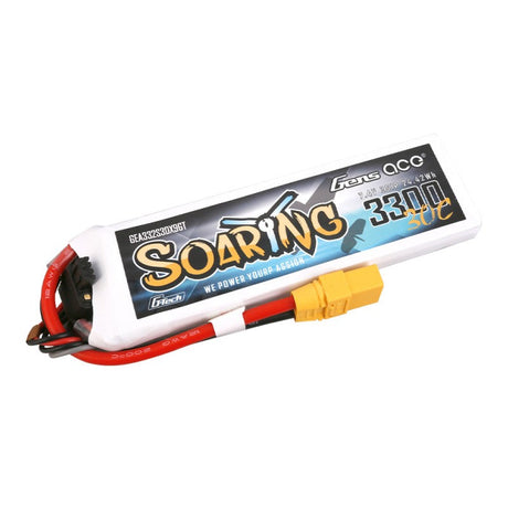 Gens Ace G-Tech Soaring 3300 mAh 7,4 V 30 C 2S1P Lipo-Akkupack XT90 - LiPo24.de