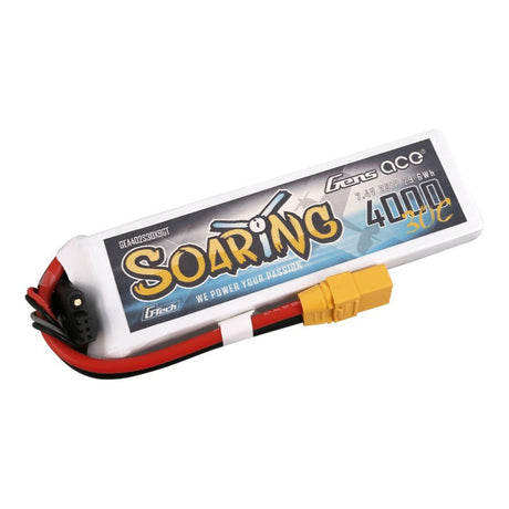 Gens Ace G-Tech Soaring 4000mAh 7,4V 30C 2S1P Lipo-Akkupack XT90 - LiPo24.de