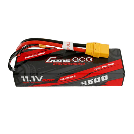 Gens Ace 4500mAh 3S1P 11.1V 60C HardCase RC Auto Lipo Batterie #24 - LiPo24.de