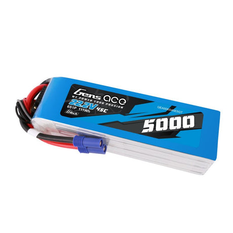 Gens Ace G-Tech 6S 5000mAh 22,2V 45C 6S1P Lipo EC5