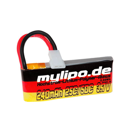 Mylipo Lipo Akku 240mAh 3,7V 25C/50C HEIM 100 3D GRAUPNER WLK-Stecker - LiPo24.de