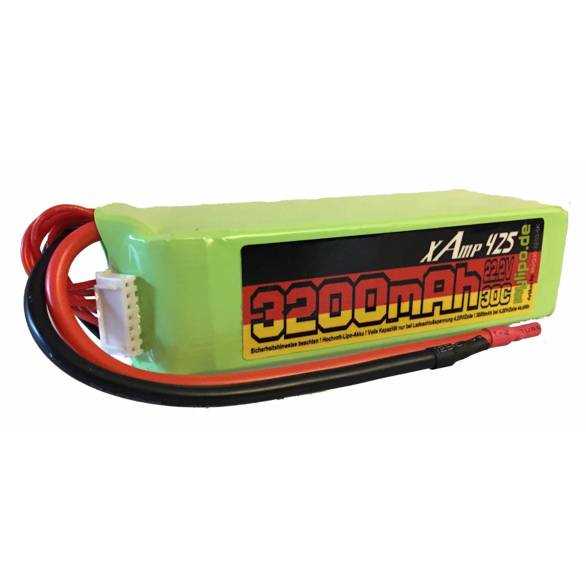 MyLipo HV-Lipo Akku 3200mAh 22,2V 6S 30C/60C K - LiPo24.de