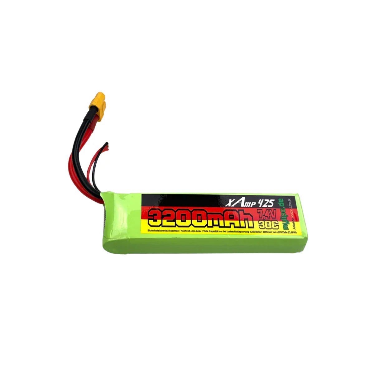 Mylipo HV - Lipo Akku 3200mAh 7,4V 2S 30C/60C XT60