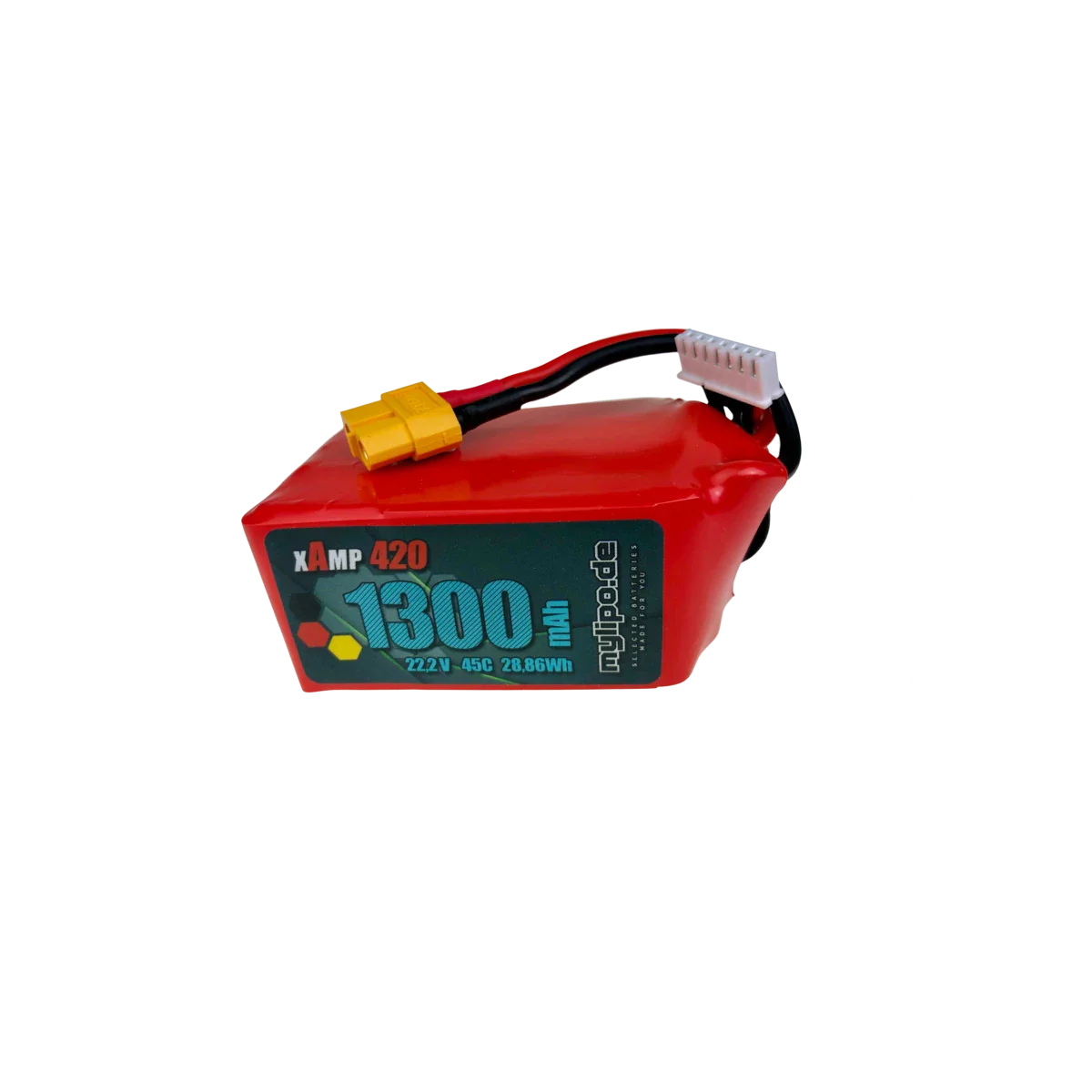 MyLipo Lipo Akku 1300mAh 22,2V 45C/90C XT60 - LiPo24.de