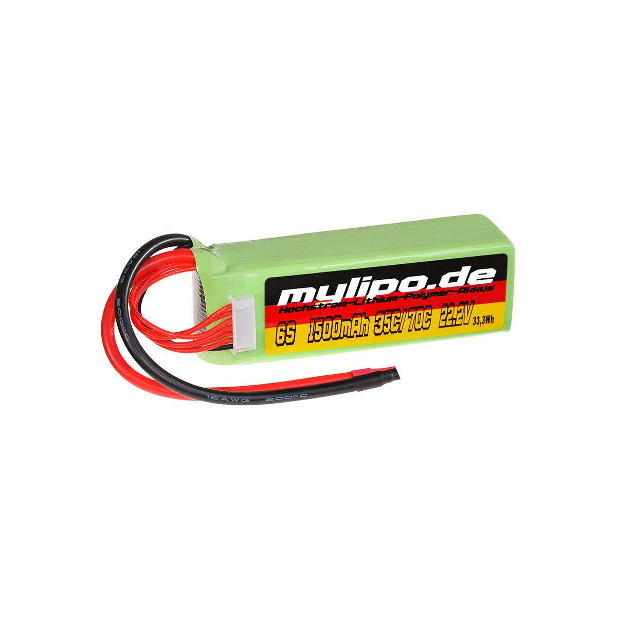 MyLipo Lipo Akku 1500mAh 22,2V 35C/70C für DOMINATOR/WARP360 - LiPo24.de