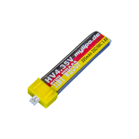 Mylipo Lipo Akku 205mAh HV 3,8V 25C/50C msr/Nano CPX/QX HV 4,35V TinyWhoop original Stecker - LiPo24.de