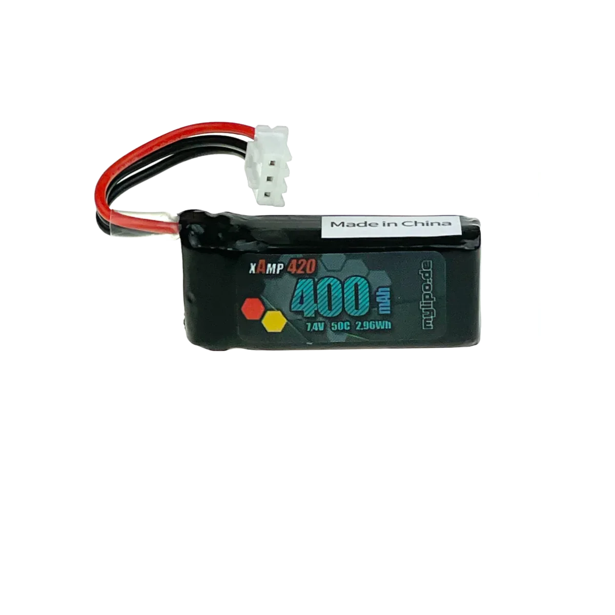 Mylipo Lipo Akku 400mAh 7,4V 2S 50C für OMP Hobby M1 - LiPo24.de