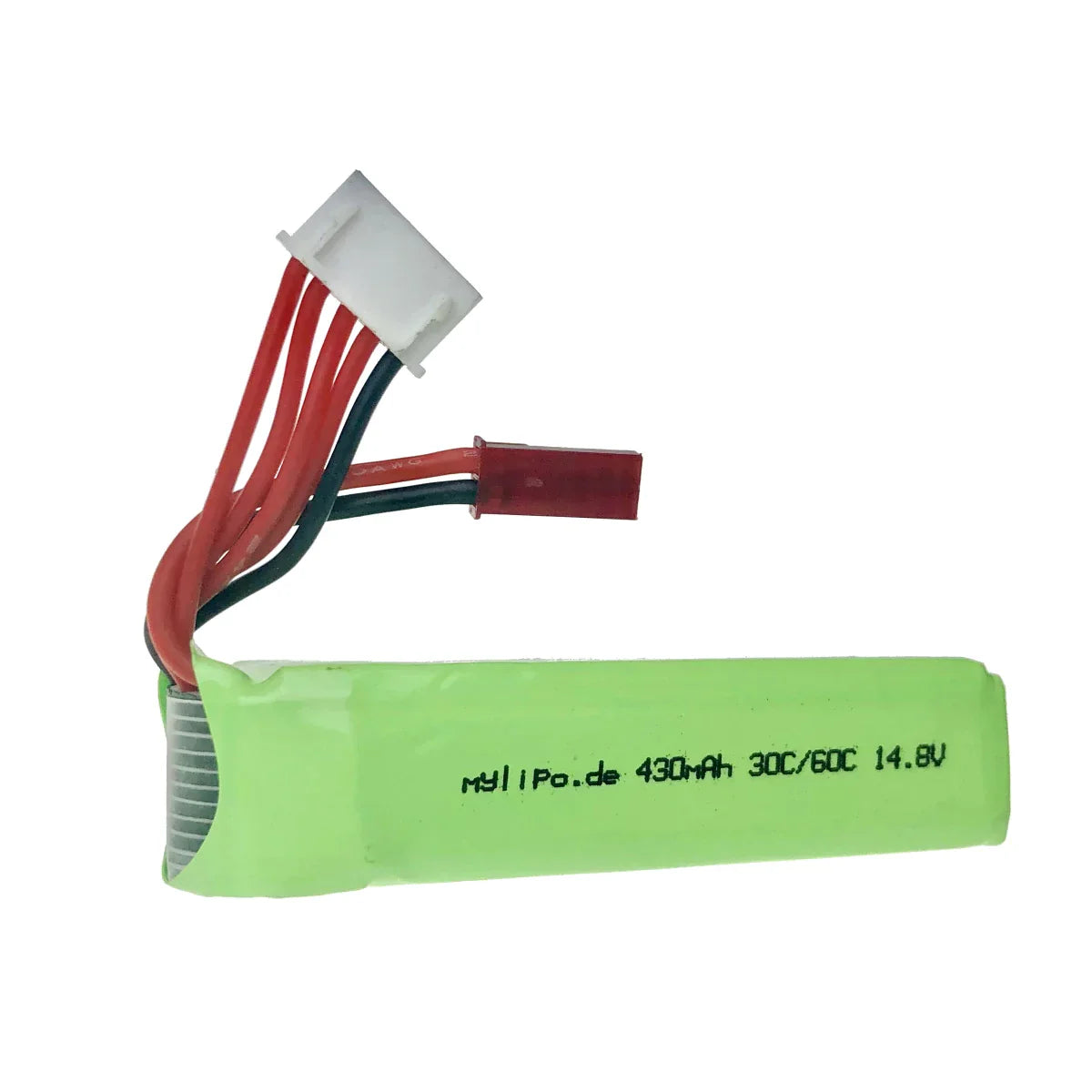 Mylipo Lipo Akku 430mAh 14,8V 30C/60C JST(rot) Stecker - LiPo24.de