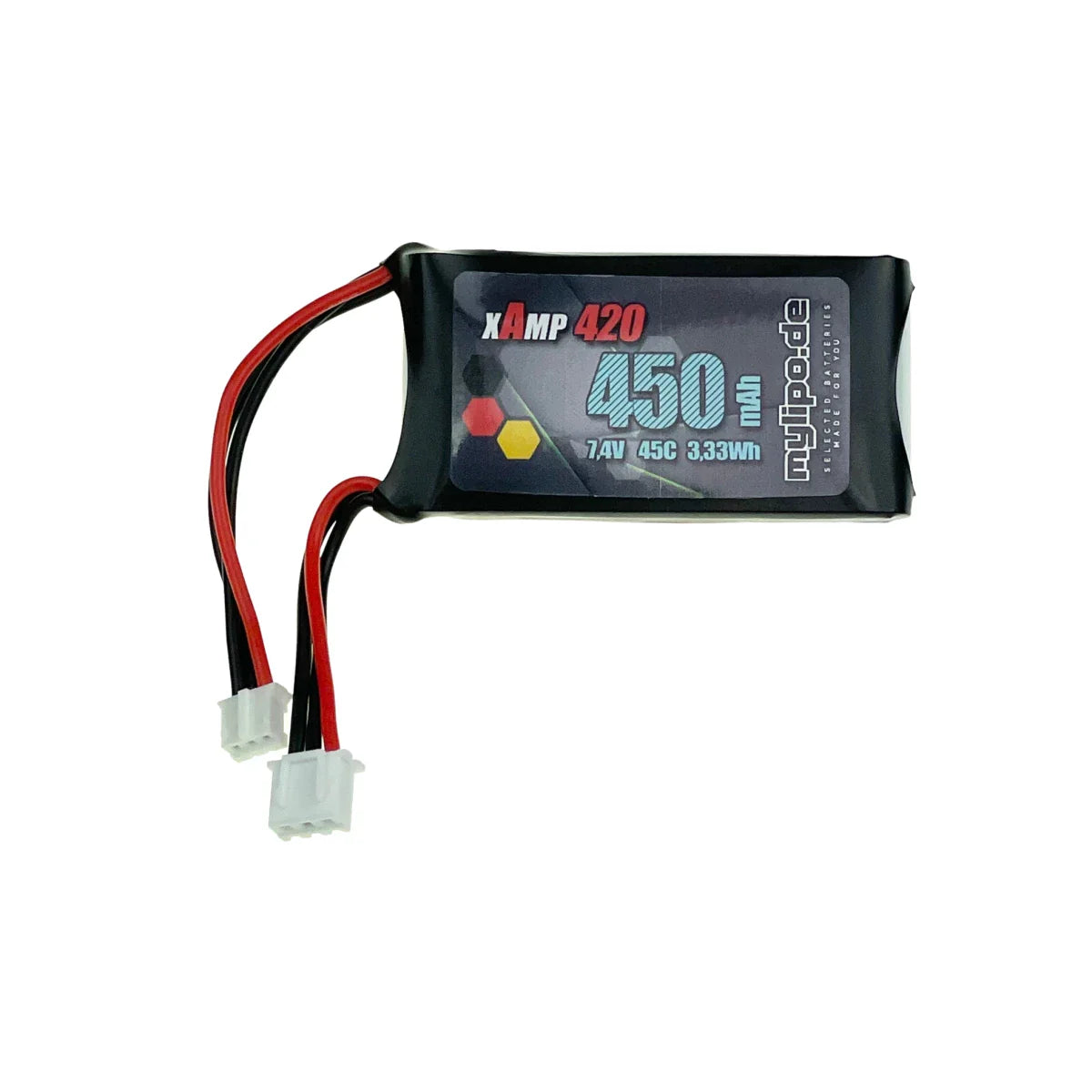 Mylipo Lipo Akku 450mAh 7,4V 45C Backguard power - LiPo24.de