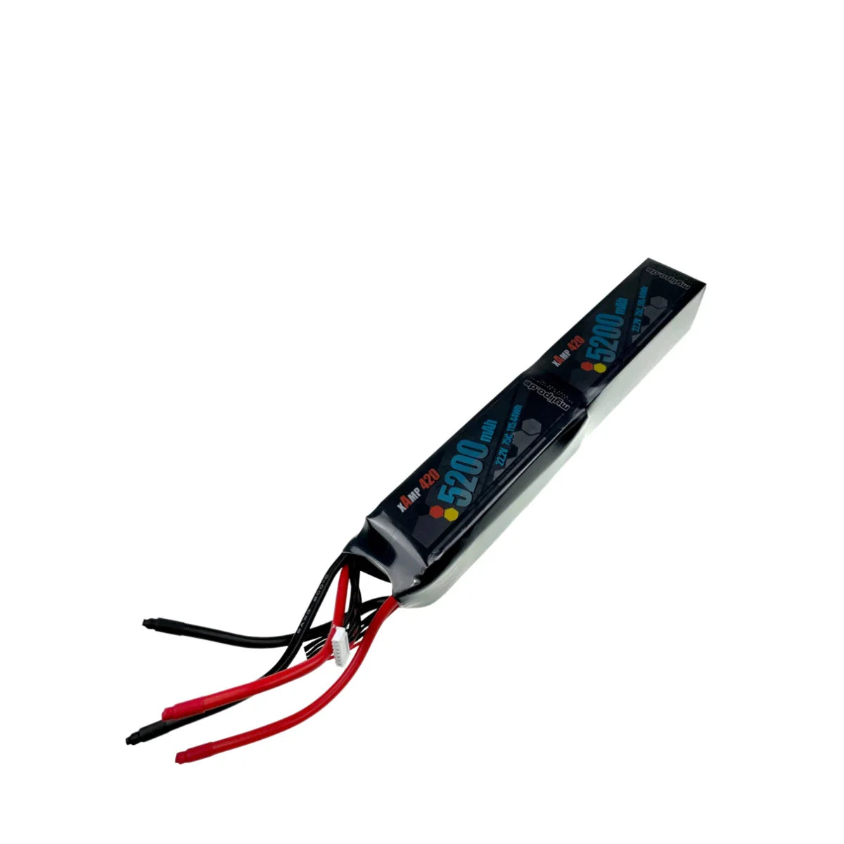 MyLipo Lipo Akku 5200mAh 44,4V 12S 75C lang, geteilt - LiPo24.de