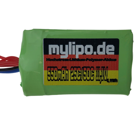 Mylipo Lipo Akku 550mAh 11,1V 25C/50C HIROBO SRB Quark SG - LiPo24.de