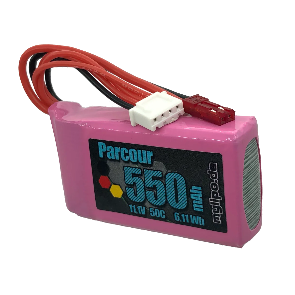 Mylipo Lipo Akku 550mAh 11,1V 3S 50C FPV Parcour JST - LiPo24.de