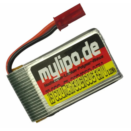 Mylipo Lipo Akku 600mAh 3,7V 30/60C JST Stecker - LiPo24.de