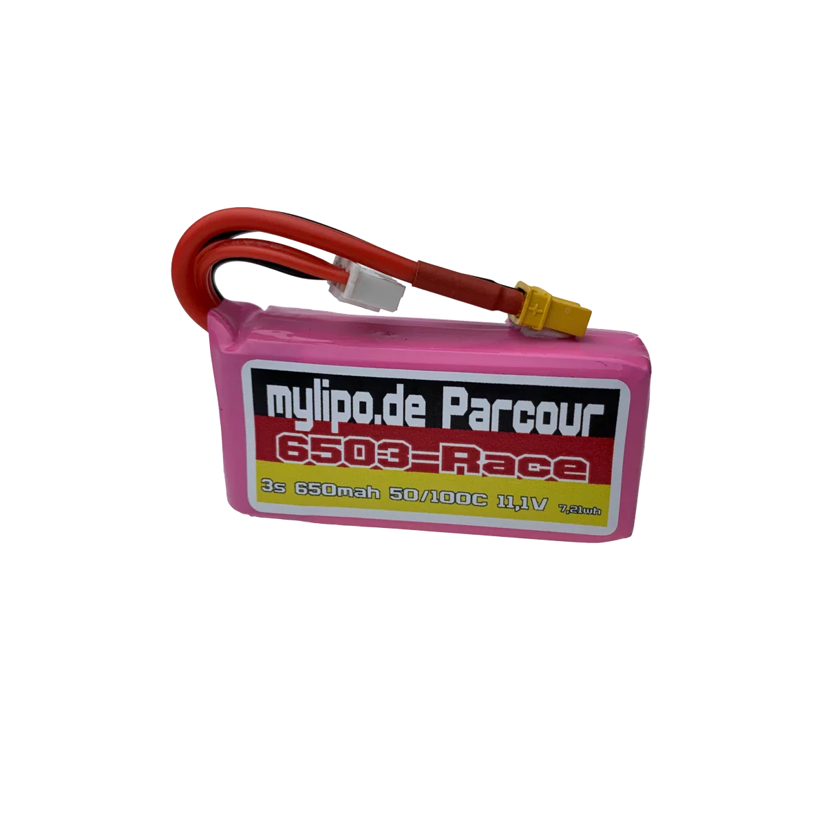 Mylipo Lipo Akku 650mAh 11,1V 3S 50C/100C FPV Parcour XT30 - LiPo24.de