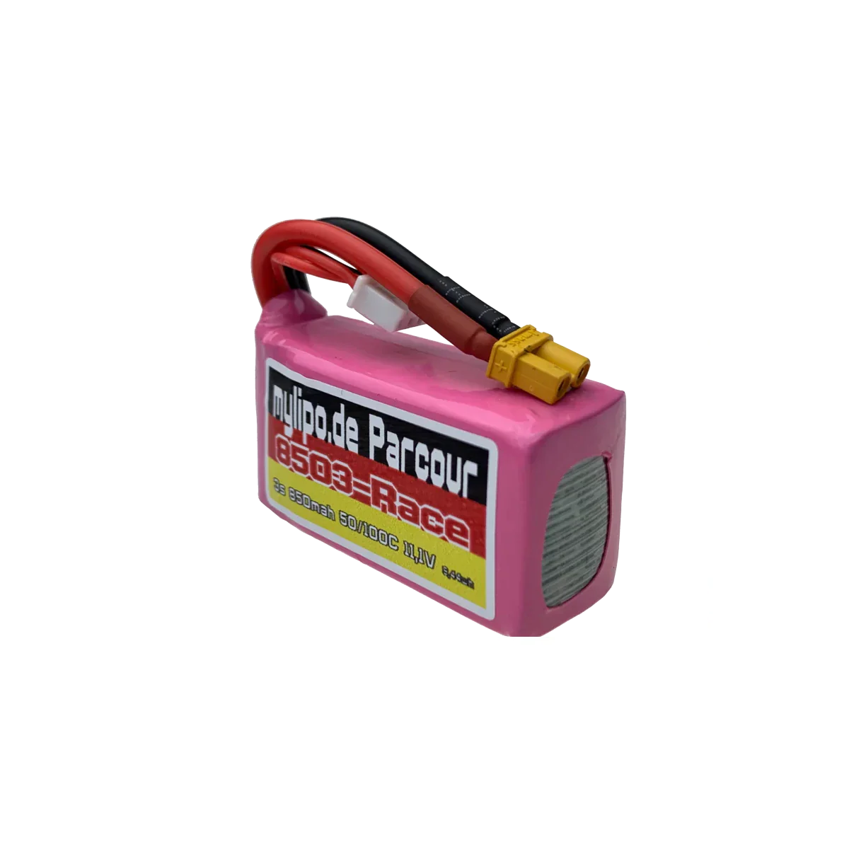 Mylipo Lipo Akku 850mAh 11,1V 3S 50C FPV Parcour XT30 - LiPo24.de