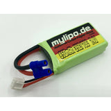 Mylipo Lipo Akku 850mAh 7,4V 35C/70C EC2 Stecker (z,B, Rodeo 150) - LiPo24.de