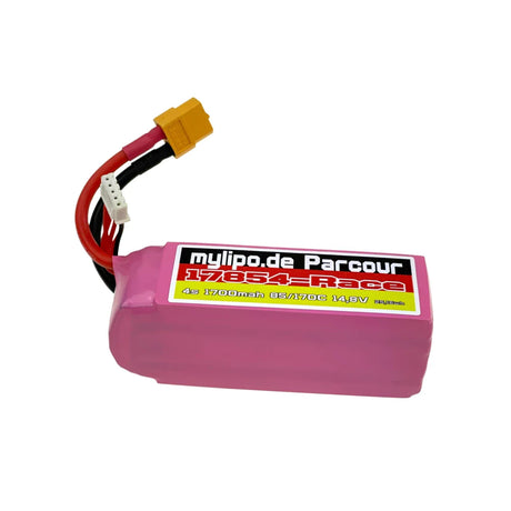 Mylipo Lipo Akku 1700mAh 14,8V 4S 85C FPV Parcour XT60