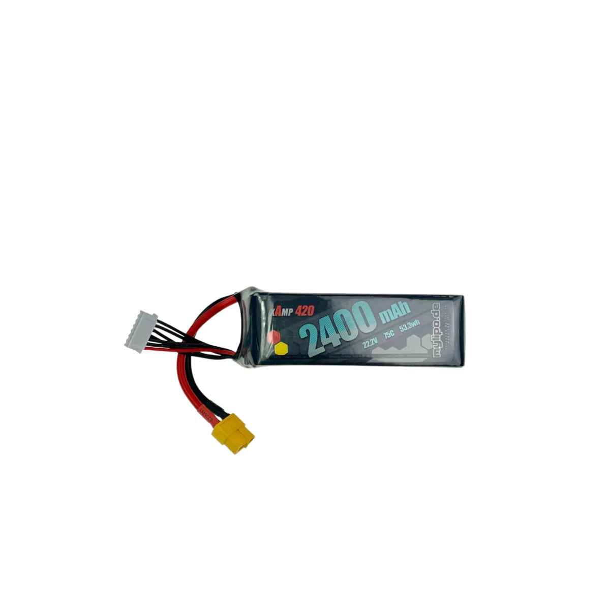 Mylipo Lipo Akku 2400mAh 22,2V 6S 75C XT60 - LiPo24.de