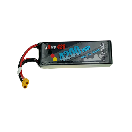 Mylipo Lipo Akku 4200mAh 14,8V 4S 35C XT60 - LiPo24.de