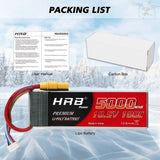 HRB 5S 5000mAh 18,5V 100C XT90 Lipo-Akku - LiPo24.de