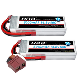 HRB 4S 5000mAh 14,8V 50C Dean T (2 St.) - LiPo24.de