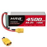 HRB Premium Line 6S 4500mAh 22.2V 100C XT90 LiPo Akku