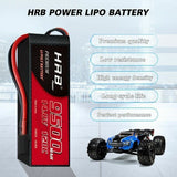 HRB Premium 4S 9500mAh 14.8V 120C TRX (2 Stück)