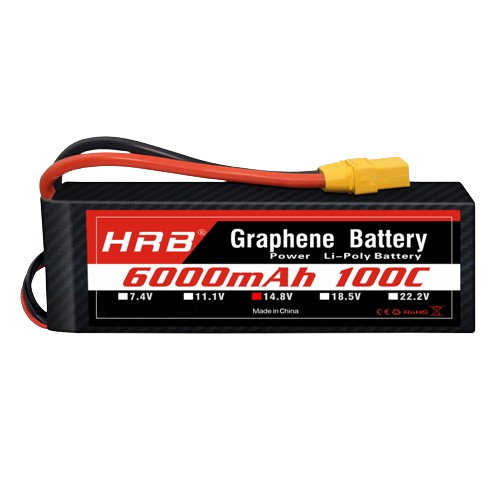 HRB 4S 6000mAh 14.8V 100C XT90 Graphene LiPo Akku