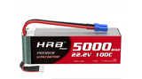 HRB Premium Line 6S 5000mAh 22.2V 100C EC5 LiPo Akku