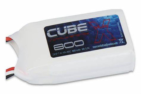 SLS X-CUBE 800MAH 2S1P 7,4V 40C/80C - LiPo24.de