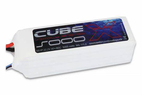 SLS X-CUBE 5000MAH 6S1P 22,2V 40C/80C - LiPo24.de