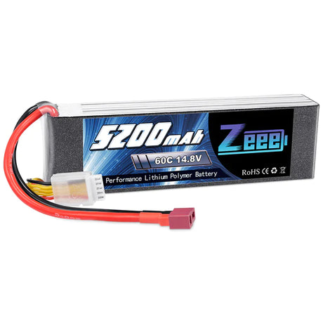 Zeee 4S Lipo Akku 5200mAh 14.8V 60C DEAN - LiPo24.de