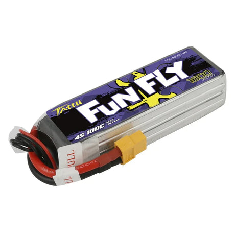 Tattu Funfly Serie 1800mAh 14.8V 100C 4S1P Lipo Akku mit XT-60 Stecker - LiPo24.de