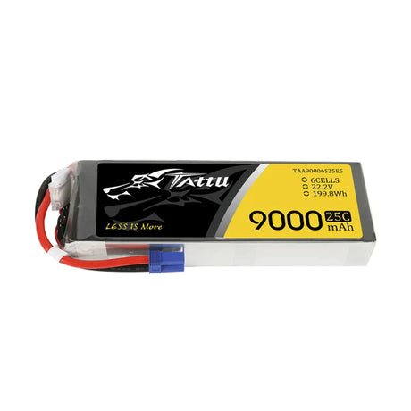 Tattu 9000mAh 22,2V 25C 6S1P Lipo Akkupack mit EC5 - LiPo24.de