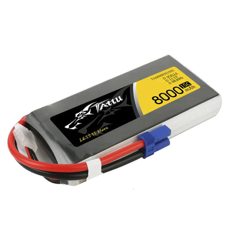 Tattu 8000mAh 11,1V 15C 3S1P Lipo Akkupack mit EC5 Stecker - LiPo24.de