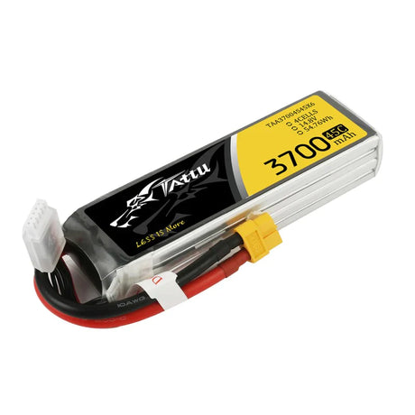 Tattu 3700mAh 14.8V 45C 4S1P Lipo Akku mit XT60 - LiPo24.de