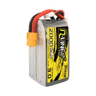 Tattu R-Line Version 3.0 2000mAh 14.8V 120C 4S1P Lipo Akku mit XT60 Stecker - LiPo24.de