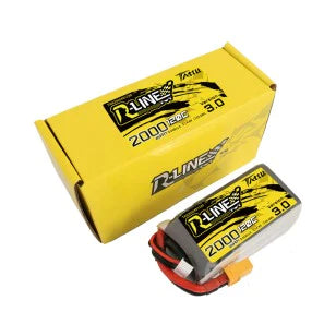 Tattu R-Line Version 3.0 2000mAh 14.8V 120C 4S1P Lipo Akku mit XT60 Stecker - LiPo24.de