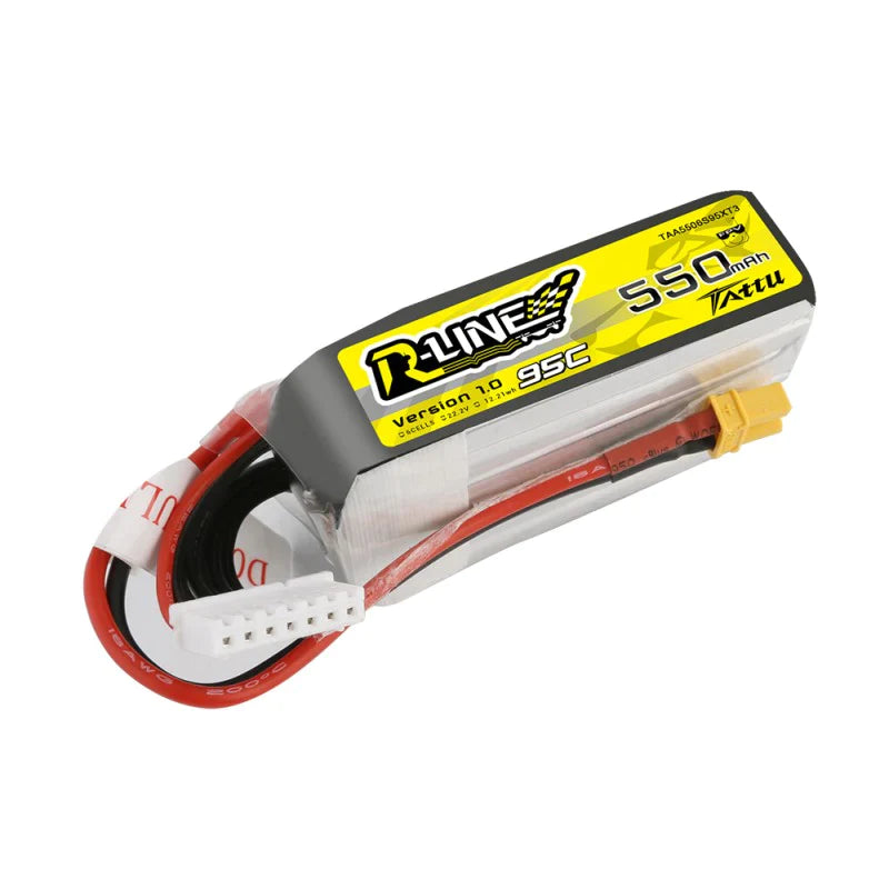 Tattu R-Line 550mAh 22.2V 6S1P 95C Lipo Akku mit XT30 - LiPo24.de