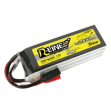 Tattu R-Line 22.2V 4500mAh 6S 95C FPV Lipo Akku mit AS150 Stecker - LiPo24.de