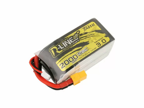 Tattu R-Line Version 3.0 2000mAh 14.8V 120C 4S1P Lipo Akku mit XT60 Stecker - LiPo24.de