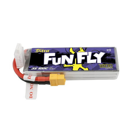 Tattu Funfly Serie 1800mAh 11.1V 100C 3S1P Lipo Akku mit XT60 Stecker - LiPo24.de