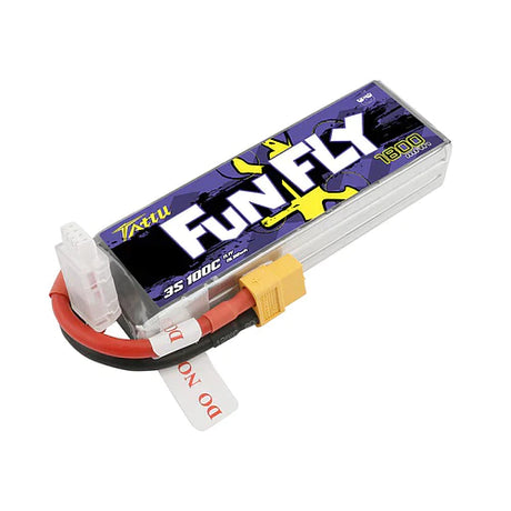 Tattu Funfly Serie 1800mAh 11.1V 100C 3S1P Lipo Akku mit XT60 Stecker - LiPo24.de