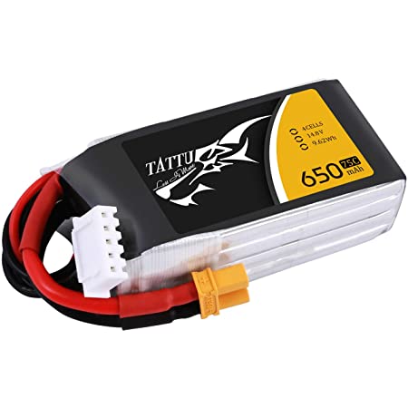 Tattu 650mAh 4S1P 75C 14.8V Lipo Akku mit XT30 Stecker - LiPo24.de