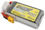 Tattu R-Line 650mAh 11.1V 3S1P 95C Lipo Akku - LiPo24.de