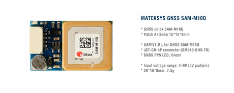 Matek Systems SAM-M10Q GNSS