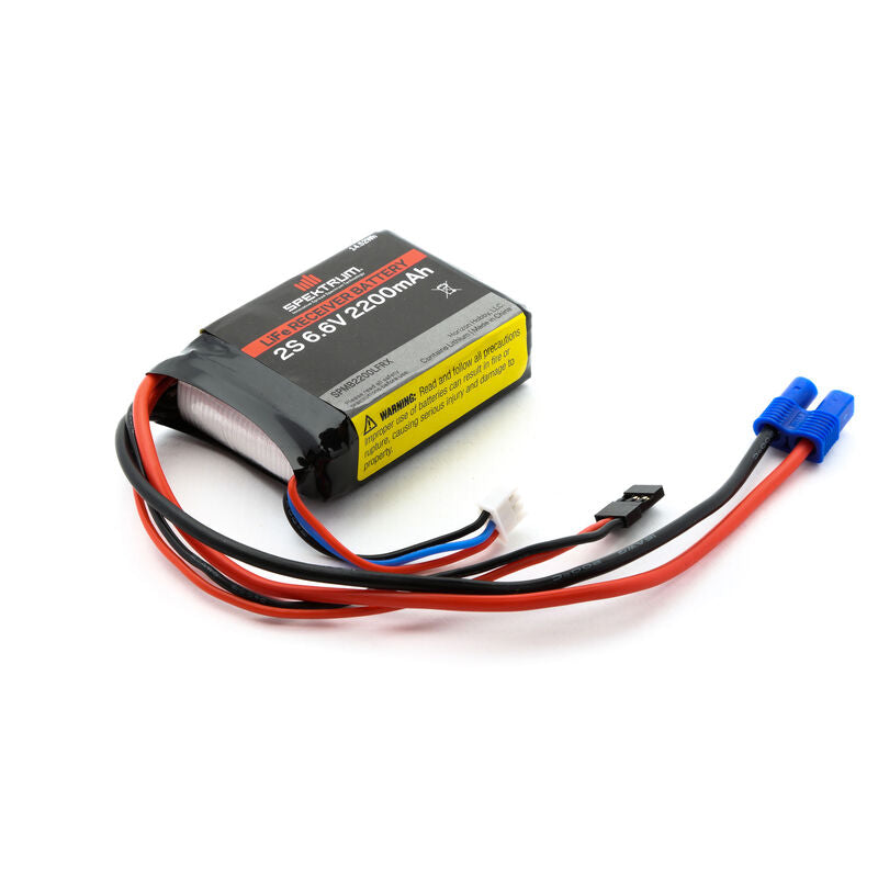 Spektrum 6,6 V 2200 mAh 2S LiFe Empfängerakku: Universalempfänger, EC3 - LiPo24.de