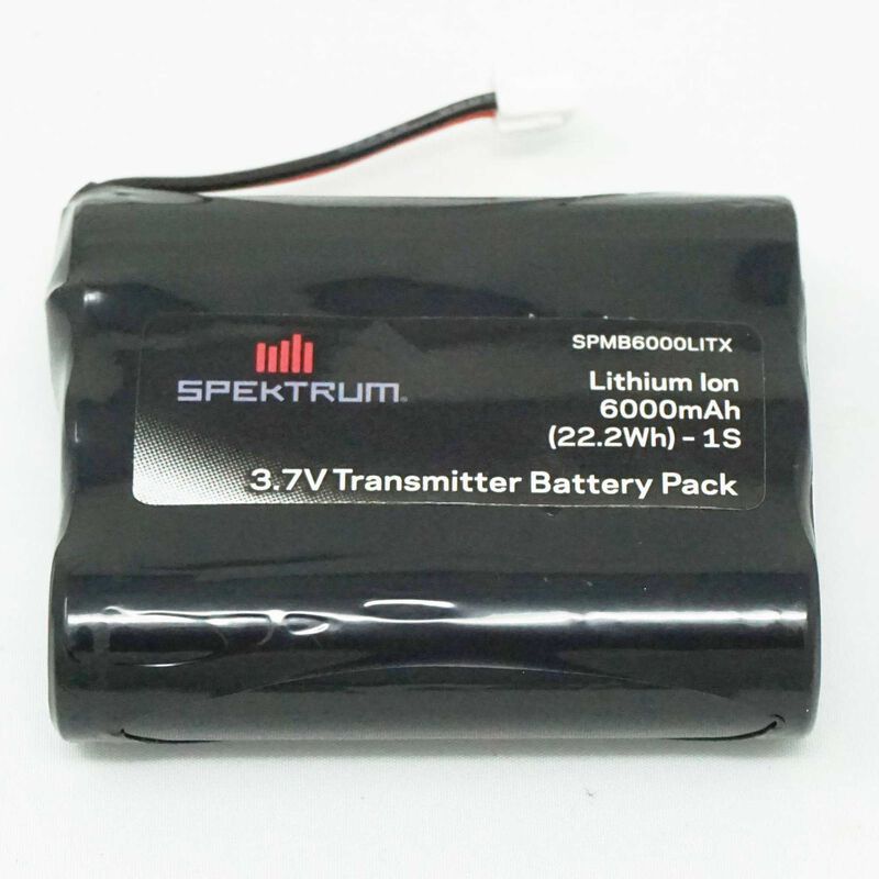 Spektrum 3,7 V 6000 mAh 1S Senderbatterie: iX12/NX6/NX8 Tx-Stecker (XH-1S) - LiPo24.de