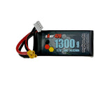 Bonka Airsoft Lipo Akku 1300mAh 3S 11,1V 20C-3-Dean Tri-Panel - LiPo24.de