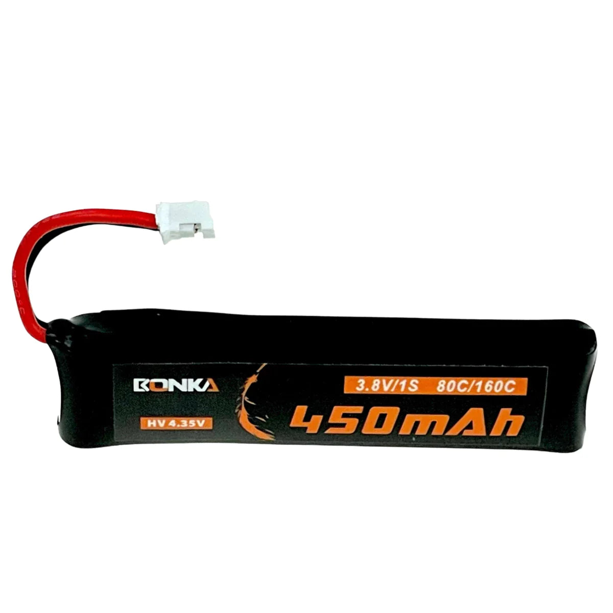 Bonka Lipo Akku 450mAh 3,8V 1S HV 80C/160C FPV PH2 - LiPo24.de